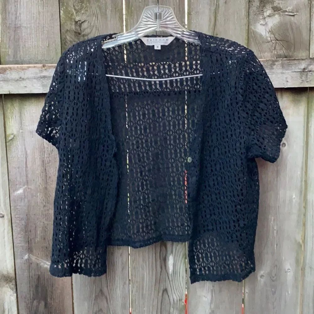 John Paul Richard crop cardigan sz. M